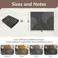 thumbnail image 3 of SIXHOME 5'x7' Area Rug Washable Boho Modern Rugs for Living Room Bedroom Jacquard Geometric Soft Carpet Non Slip Indoor Rugs for Dining Room Home Office Neutral Gray Black, 3 of 8