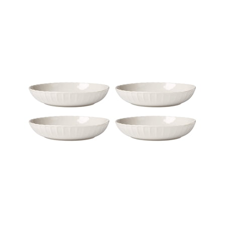 Lenox French Perle Groove Dinner Bowls, Set of 4