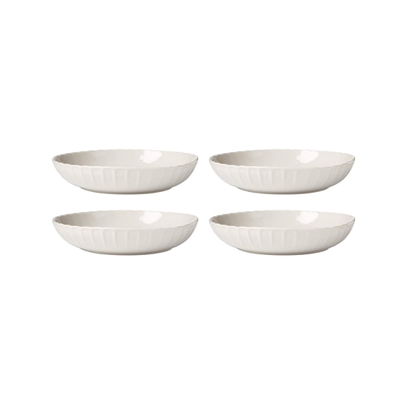 Lenox French Perle Groove Dinner Bowls, Set of 4