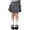 Z02-Grey, variant on MUXiin Girls Pleated School Uniform Skirt with Shorts, Athletic Tennis Skirts for Girls, Toddler Skort,Khaki,6-7 Years