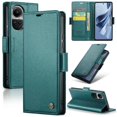 thumbnail image 1 of Funda tipo cartera OPPO Reno 10 5G con cierre magnético, RFID, tarjetero, soporte, carga inalámbrica, 1 of 5