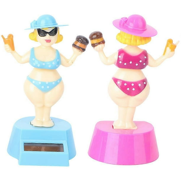 Desktop Ornaments Miniature Beauty Figurine Home Desktop Decorations ABS 11.00X6.00X5.00cm Car Ornament 2Pcs