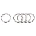 thumbnail image 1 of Inoxidable Acero O Anillos, 5uds 40mm (1,57) Exterior Diámetro 5mm Grosor Multiuso Metal Soldado Juntas Tóricas Redondos Anillos, 1 of 5