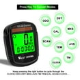 thumbnail image 3 of WEST BIKING Solar-Powered Wireless Bike Computer with Large Display, Waterproof & Nightlight for Mountain & Road Bikes, 3 of 7