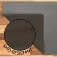 thumbnail image 5 of Anti-Fatigue Kitchen Mat Set, Gray, Playa Basketweave by Chef Gear, 17.5 in. x 48 in. / 17.5 in. x 28 in., 5 of 9