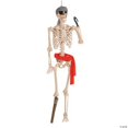 thumbnail image 2 of 5 Foot Posable Pirate Skeleton - Home Decor - 1 Piece, 2 of 2
