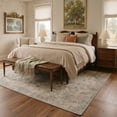 thumbnail image 2 of GENIMO 2'x7' Runner Rug, Washable Non Slip Soft Vintage Persian Hallway Runner for Kitchen Entryway Laundry Room, Misty Beige, 2 of 6
