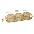 thumbnail image 2 of Youkk Fruit Snacks Serving Platter Serving Bowls Storage Container for Wedding Amber 3 Bowls, 2 of 8