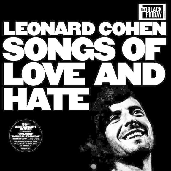 Cohen, Leonard Songs Of Love and Hate (50th Anniversary) (RSD 11/26/21) Records & LPs