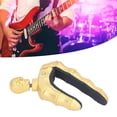 thumbnail image 1 of Skull Knob Locking Guitar Capo With Soft Silicone, Scratch , Suitable For Electric, Acoustic, Ukulele, 1 of 8