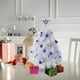 thumbnail image 4 of Adornos navideños, adornos navideños, adornos navideños, mini árbol de Navidad con cuentas flocadas, adorno navideño de escritorio, árbol de Navidad pequeño, paisaje simulado, decorar, 4 of 6