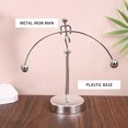 thumbnail image 6 of UUHYTG Electroplated Balancing Sculpture Art Piece with Physics Design, Non-Tipping Metal Figurine for Desk Decor, Conversation Starter Sculpture for Living Room Office and Shelf Display, 6 of 6