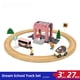 thumbnail image 1 of Pista de madera para bricolaje, tren pequeño, rompecabezas para niños, bloques de madera ensamblados, tren magnético compatible, 1 of 6