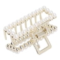 thumbnail image 3 of QIILU Hair Clip, Faux Pearl Claw Clip Decorative Compact Portable For Home Travel For Face Washing For Party Dating, 3 of 8