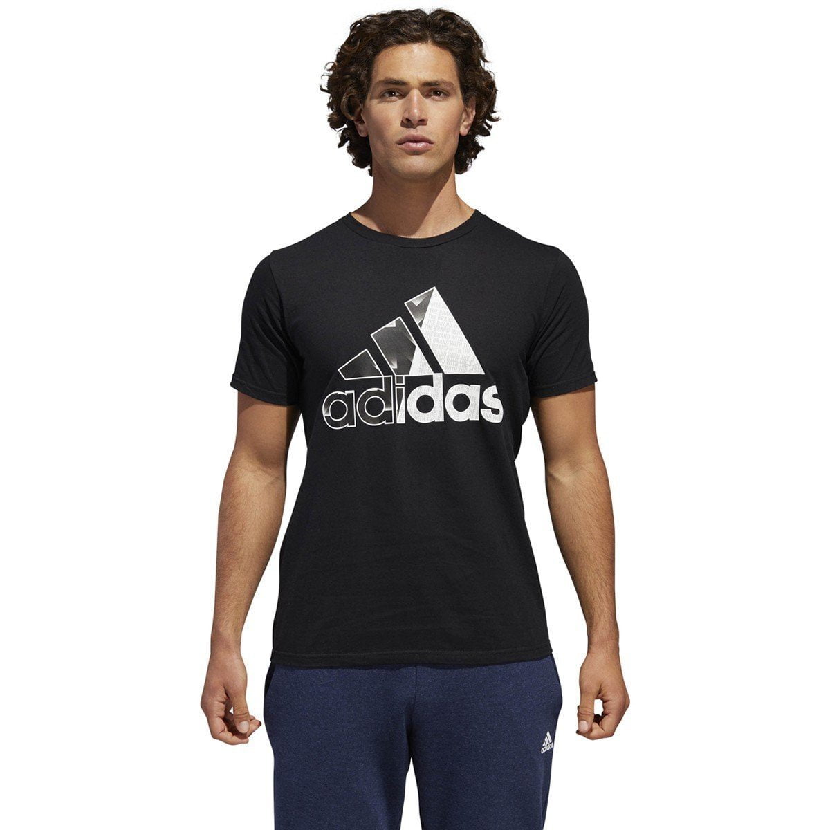 adidas men's badge of sport graphic tee