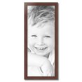 thumbnail image 2 of ArtToFrames 15" x 38" Honors Mahogany with Gold Picture Frame, 15x38 inch Brown Wood Poster Frame (WOM-5156), 2 of 7