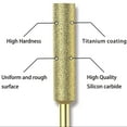 thumbnail image 2 of Generic 12Pcs Chainsaw Bits Titanium Plated Diamond Sharpener High Hardness Electric Chainsaw File, 2 of 7