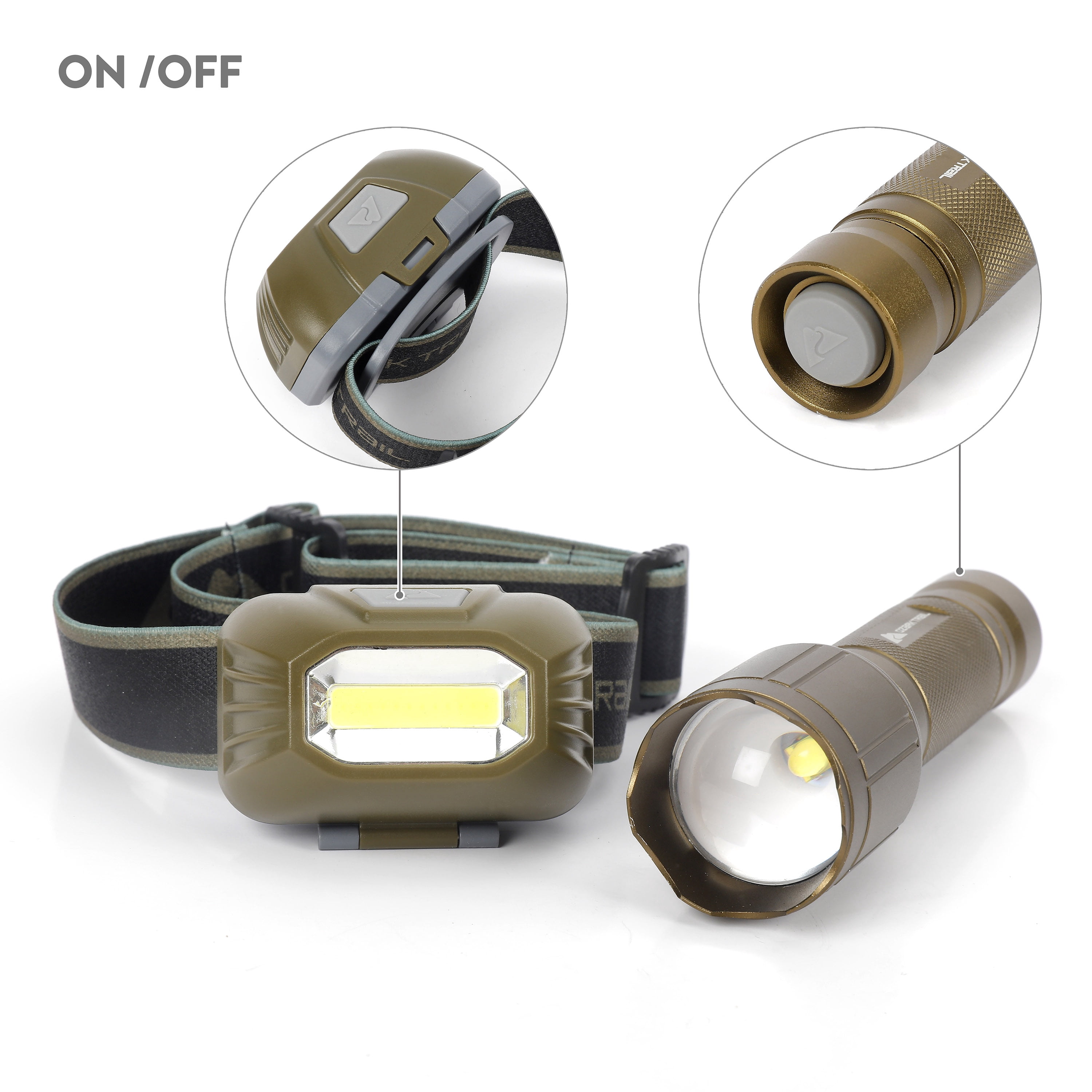 Ozark Trail LED 200 Lumens Headlamps, 2