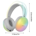 thumbnail image 2 of ¡Ahorra Más!, BT500 Nuevos auriculares inalámbricos Bluetooth con luz Auriculares Bluetooth Calidad de sonido HD Comercio exterior Luz de respiración en ráfaga Tarjeta estéreo Akmoler, 2 of 9
