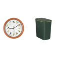 thumbnail image 1 of Reloj de pared con forma de pájaro cantor, decorativo, con sonido, material PP práctico, adecuado para sala de estar, dormitorio, baño, cocina, oficin, 1 of 8