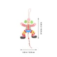thumbnail image 2 of marionetas de payaso de madera con cuerda, juguete interactivo para espectáculo de títeres., 2 of 7