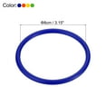 thumbnail image 2 of Uxcell 8cm Plastic Carnival Ringtoss Rings Game Hoop 24 Pack (Blue, Green, Orange, Yellow), 2 of 5