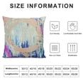 thumbnail image 5 of SHANXI Throw Pillow Covers Home Decor Colorful Cool Pink Paint Abstract Pillow Cases Decorative Outdoor Cushion Couch Sofa Pillowcases 18x18in, 5 of 5