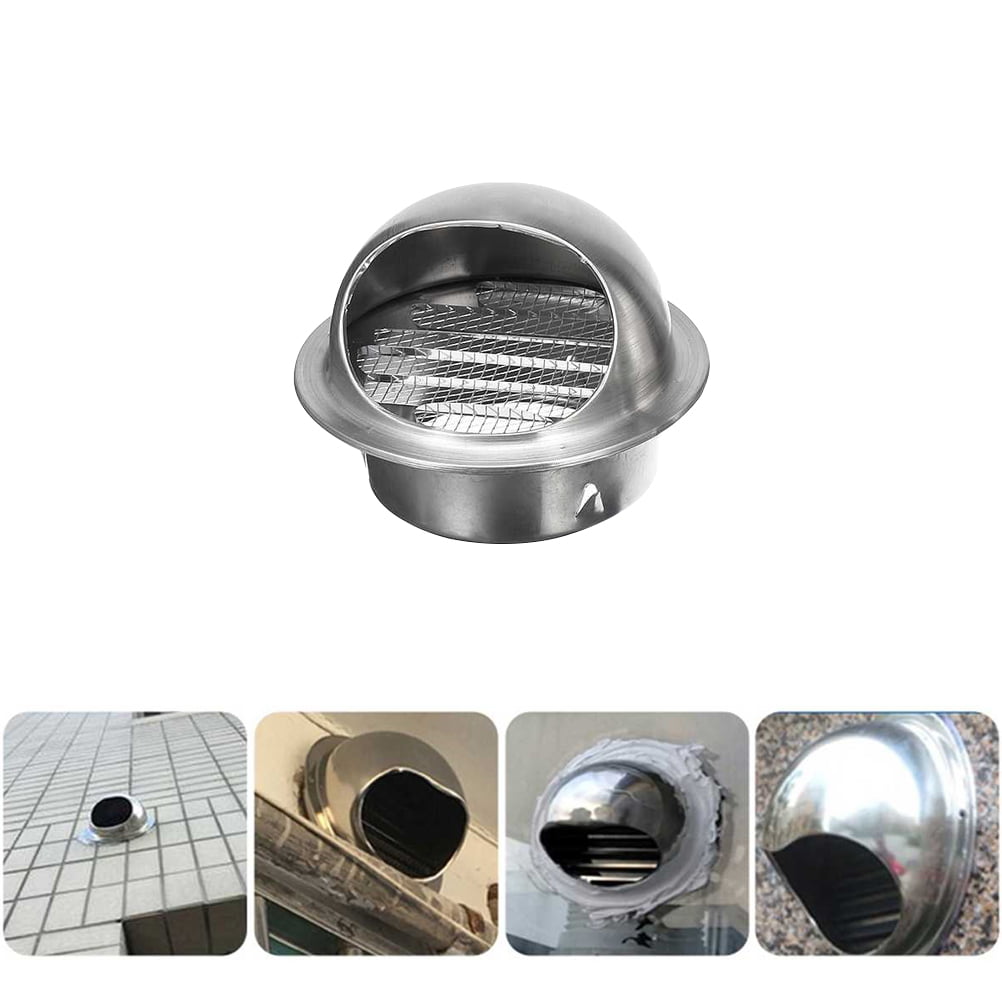 Circular Stainless Steel Air Vent Grillon Cover ø150mm 6