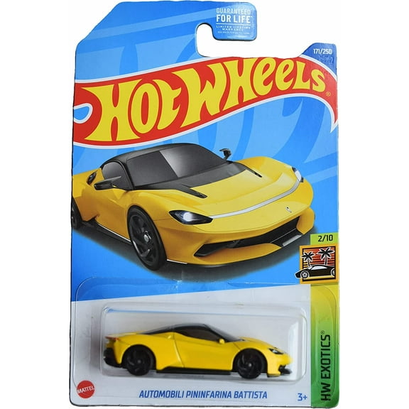 Hot Wheels Automobili Pininfarina Battista (Yellow) 2022 HW Exotics