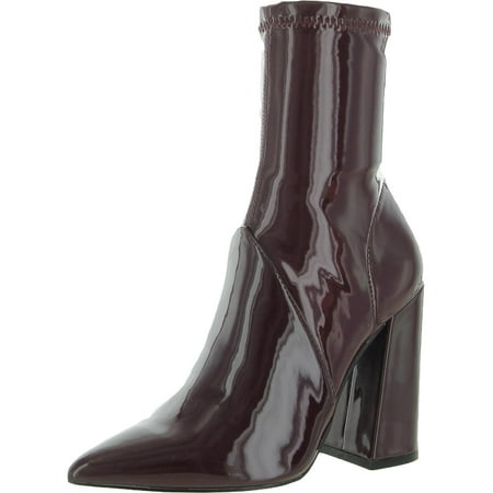 

Steve Madden Womens Slade Patent Pointed Toe Ankle Boots