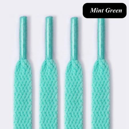 

Flats Sneakers Classic Shoelaces Men Women Children Shoelace Casual Shoe Laces for AF1 Shoes Accessories Shoe Strings 1Pair New Mint green 120cm