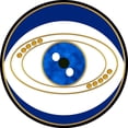 thumbnail image 3 of CafePress - Blue Evil Eye With Gold Accents Mugs - 15 oz Ceramic Large White Novelty Mug, 3 of 4
