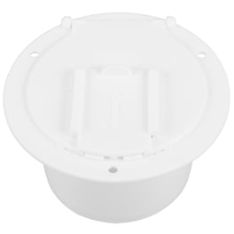Trappe De Câble électrique RV 5 Pouces Avec Couvercle, Couvercle De Trappe De Câble D'alimentation, Accessoire Rond Pour Remorque Yacht Camping-car Bateau Camion