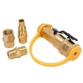 thumbnail image 2 of Propane Adapter Certified To Ansi Z21.41 Standards, Quick Connect Shutoff Valve Provides Durable Construction Compatible with Your Rv Or Outdoor Cooking Needs, 2 of 5