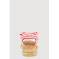 thumbnail image 3 of Women's Double Bow Band Espadrille Slide Sandals, 3 of 3