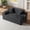 Dark Gray, variant on S-HOME Boneless 2 Seater Sofa in Sleek Design, No Assembly Needed for Compact Living Rooms and Apartments