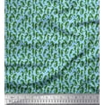 thumbnail image 1 of Soimoi Poly Georgette Fabric Sea Horse Ocean Printed Craft Fabric by the Yard 52 Inch Wide, 1 of 3