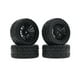 thumbnail image 1 of Vogacara Amortiguador de Metal para diferencial delantero, piezas de coche RC, juego de diferenciales LED de alta velocidad sólidos, neumáticos negros Type2 NO2 Vogacara FN010336-04, 1 of 6