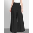 thumbnail image 5 of Palazzo Pants for Women Slacks Wide Leg High Waisted Business Casual Work Trousers with Pockets, 5 of 6