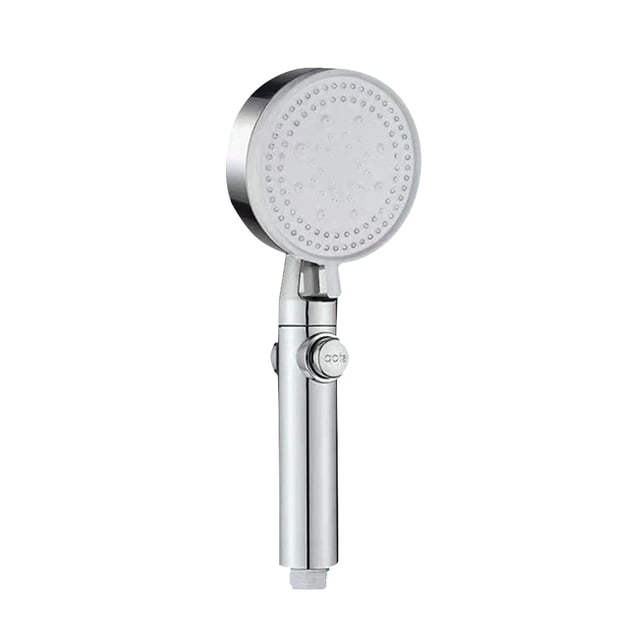 Cabezal Ducha ABS 5 Modos para Productos Baño Domésticos (juego Plateado Una Pieza)