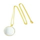 thumbnail image 1 of Lupa con cadena, collar con lupa, collar con lupa, lupa de lectura dorada, 1 of 7
