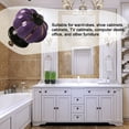 thumbnail image 7 of Ceramic Vintage Knobs Drawer Pumpkin Shaped Pull Handle Cupboard Wardrobe Dresser Door 4pcs Purple, 7 of 7