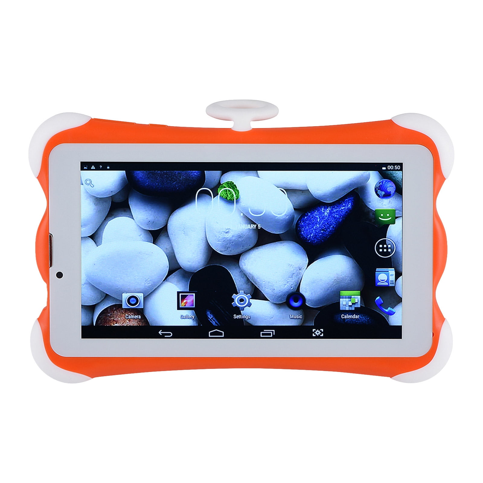 7 Inch Kids Tablet with SIM Card Slot, Android 7.1, 1GB+8GB, 32GB Expandable, Dual Camera, WiFi Bluetooth Learning Tablet with Case, Parental Control