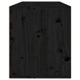 thumbnail image 2 of vidaXL Armoire Murale Noire 80x30x35 cm Pin Massif, 2 of 5