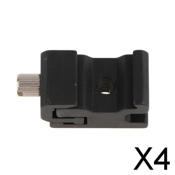 BELOVING 4xUniversal Flash Light Hot Shoe Base Holder Bracket for Studio 4 Pcs