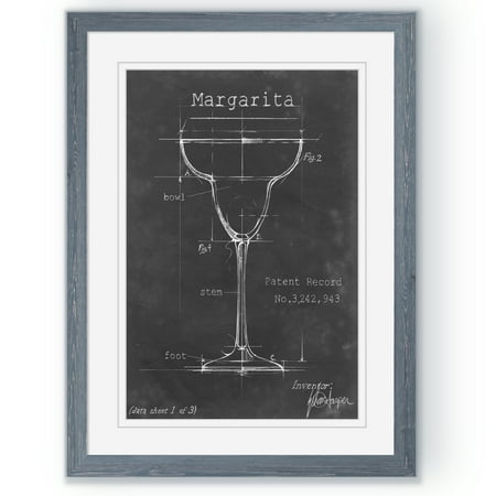 UPC: 0039339038750 | Barware Blueprint VI-Framed Print
