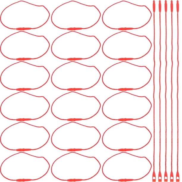 FOMIYES 200Ud Lanyard String Rojo Para Usar Y Decorar Con Material Poliéster Resistente Y