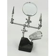 thumbnail image 5 of MAGNADESK For Soldering, Crafting, Model-Making | 2½" (6.4 cm) Magnifier | 1½" (3.8 cm) Clips | 2"x2" (5.1 cm x 5.1 cm) Base | 3½" (8.9 cm) Holder | Ultimate Precision Tool, 5 of 5