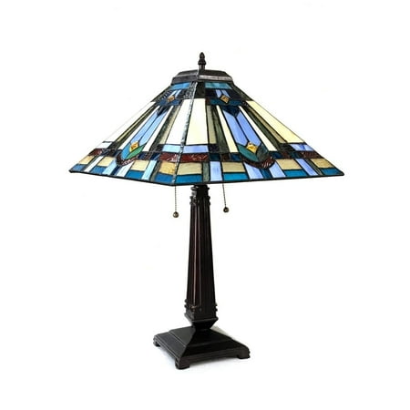Chloe Lighting Irwin Style 2 Light Mission Table Lamp 16 Shade Com Chloe Lighting Irwin Style 2, Mission Lamp Shade Plans