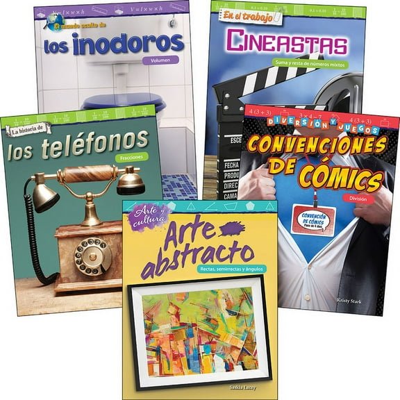 Mathematics in the Real World: Fractions, Division & Geometry Grades 4-5 Spanish: 5-Book Set (Other)